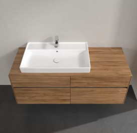 Тумба под раковину Villeroy & Boch Collaro 140х50 см с подсветкой ДСП дуб канзас C089B0RH