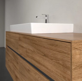 Тумба под раковину Villeroy & Boch Collaro 140х50 см с подсветкой ДСП дуб канзас C089B0RH