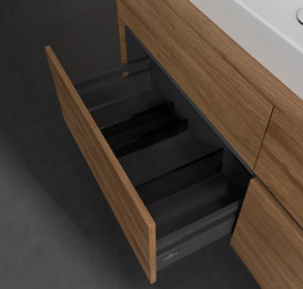 Тумба под раковину Villeroy & Boch Collaro 140х50 см с подсветкой ДСП дуб канзас C089B0RH