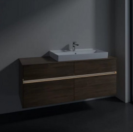 Тумба под раковину Villeroy & Boch Collaro 140х50 см с подсветкой ДСП дуб аризона C090B0VH