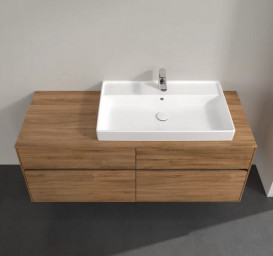 Тумба под раковину Villeroy & Boch Collaro 140х50 см с подсветкой ДСП дуб канзас C090B0RH