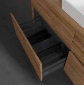 Тумба под раковину Villeroy & Boch Collaro 140х50 см с подсветкой ДСП дуб канзас C090B0RH