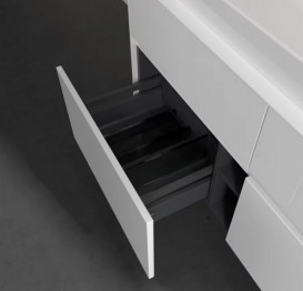 Тумба под раковину Villeroy & Boch Collaro 120х50 см с подсветкой МДФ глянцевый белый C091B0DH