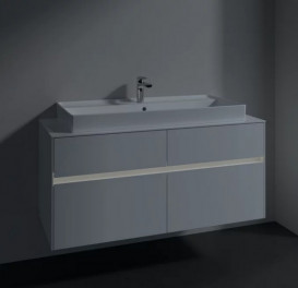 Тумба под раковину Villeroy & Boch Collaro 120х50 см с подсветкой МДФ глянцевый белый C091B0DH