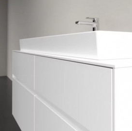 Тумба под раковину Villeroy & Boch Collaro 120х50 см с подсветкой ДСП матовый белый C091B0MS