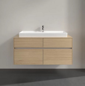 Тумба под раковину Villeroy & Boch Collaro 120х50 см с подсветкой ДСП северный дуб C091B0VJ