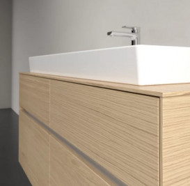 Тумба под раковину Villeroy & Boch Collaro 120х50 см с подсветкой ДСП северный дуб C091B0VJ