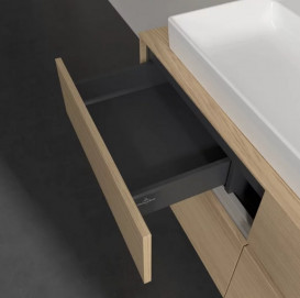 Тумба под раковину Villeroy & Boch Collaro 120х50 см с подсветкой ДСП северный дуб C091B0VJ