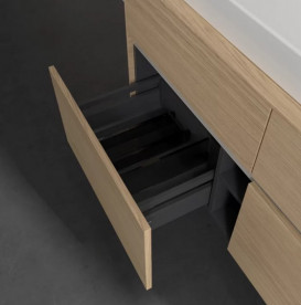 Тумба под раковину Villeroy & Boch Collaro 120х50 см с подсветкой ДСП северный дуб C091B0VJ