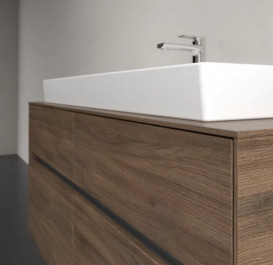 Тумба под раковину Villeroy & Boch Collaro 120х50 см с подсветкой ДСП дуб аризона C091B0VH