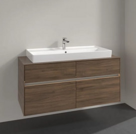 Тумба под раковину Villeroy & Boch Collaro 120х50 см с подсветкой ДСП дуб аризона C091B0VH