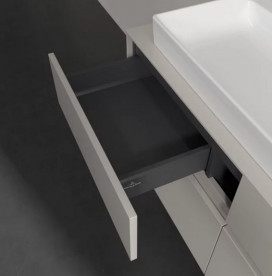 Тумба під раковину Villeroy & Boch Collaro 120х50 см із підсвічуванням ДСП м'який сірий C091B0VK