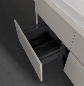 Тумба під раковину Villeroy & Boch Collaro 120х50 см із підсвічуванням ДСП м'який сірий C091B0VK