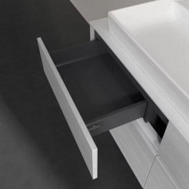 Тумба под раковину Villeroy & Boch Collaro 120х50 см с подсветкой ДСП белое дерево C091B0E8