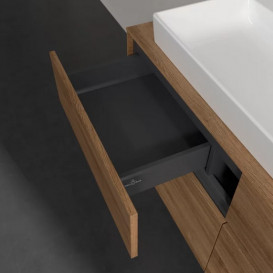 Тумба под раковину Villeroy & Boch Collaro 120х50 см с подсветкой ДСП дуб канзас C091B0RH