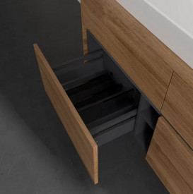 Тумба под раковину Villeroy & Boch Collaro 120х50 см с подсветкой ДСП дуб канзас C091B0RH