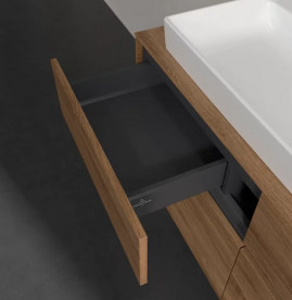 Тумба под раковину Villeroy & Boch Collaro 120х50 см с подсветкой ДСП каменный дуб C091B0RK