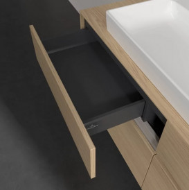 Тумба под раковину Villeroy & Boch Collaro 140х50 см с подсветкой ДСП северный дуб C092B0VJ