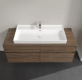 Тумба под раковину Villeroy & Boch Collaro 140х50 см с подсветкой ДСП дуб аризона C092B0VH