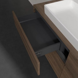 Тумба под раковину Villeroy & Boch Collaro 140х50 см с подсветкой ДСП дуб аризона C092B0VH