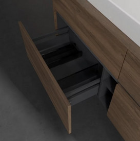 Тумба под раковину Villeroy & Boch Collaro 140х50 см с подсветкой ДСП дуб аризона C092B0VH