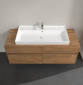 Тумба под раковину Villeroy & Boch Collaro 140х50 см с подсветкой ДСП дуб канзас C092B0RH