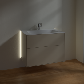 Тумба під раковину Villeroy & Boch Finion 79,6х49,8 см з підсвічуванням МДФ пісок матовий лак G01000HH