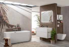 Тумба під раковину Villeroy & Boch Finion 99,6х49,8 см з підсвічуванням МДФ глянсовий білий лак G02000GF