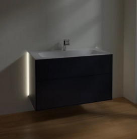 Тумба під раковину Villeroy & Boch Finion 99,6х49,8 см з підсвічуванням МДФ темно-синій матовий лак G02000HG