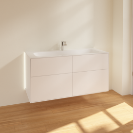 Тумба под раковину Villeroy & Boch Finion 119,6х49,8 см с подсветкой МДФ белый матовый лак G05000MT