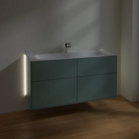Тумба под раковину Villeroy & Boch Finion 119,6х49,8 см с подсветкой МДФ оливковый матовый лак G05000GM