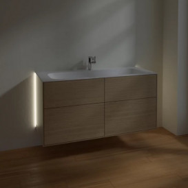Тумба под раковину Villeroy & Boch Finion 119,6х49,8 см с подсветкой ДСП шпон дуба G05000PC