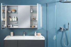 Тумба под раковину Villeroy & Boch Finion 119,6х49,8 см с подсветкой МДФ антрацит матовый лак/пион матовый лак F060HBGK