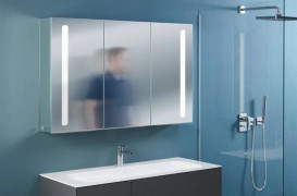 Тумба под раковину Villeroy & Boch Finion 119,6х49,8 см с подсветкой МДФ антрацит матовый лак/белый матовый лак F060MTGK