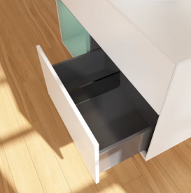 Тумба под раковину Villeroy & Boch Finion 100х50,1 см с подсветкой МДФ белый матовый лак/стекло белое матовое FA11GMMT