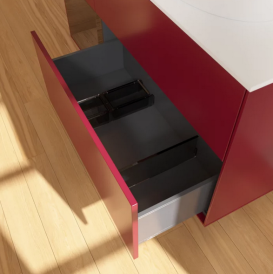 Тумба под раковину Villeroy & Boch Finion 120х50,1 см с подсветкой МДФ пион матовый лак/стекло белое матовое FA41GNHB