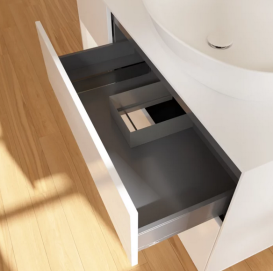 Тумба под раковину Villeroy & Boch Finion 120х50,1 см с подсветкой МДФ глянцевый белый лак/стекло белое матовое FA41MTGF