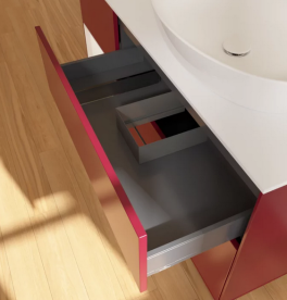 Тумба под раковину Villeroy & Boch Finion 120х50,1 см с подсветкой МДФ пион матовый лак/стекло белое матовое FA41MTHB