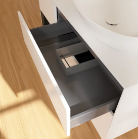 Тумба под раковину Villeroy & Boch Finion 120х50,1 см с подсветкой МДФ белый матовый лак/стекло белое матовое FA41PDMT