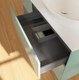 Тумба под раковину Villeroy & Boch Finion 120х50,1 см с подсветкой МДФ оливковый матовый лак/стекло белое матовое FA41GKGM