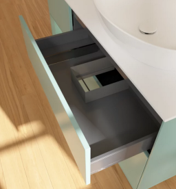 Тумба под раковину Villeroy & Boch Finion 120х50,1 см с подсветкой МДФ оливковый матовый лак/стекло белое матовое FA41GMGM