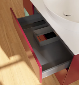 Тумба под раковину Villeroy & Boch Finion 120х50,1 см с подсветкой МДФ пион матовый лак/стекло белое матовое FA41GMHB