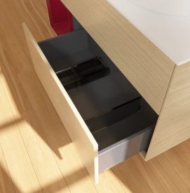 Тумба под раковину Villeroy & Boch Finion 120х50,1 см с подсветкой МДФ шпон дуба/стекло белое матовое FA41HBPC