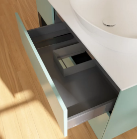 Тумба под раковину Villeroy & Boch Finion 120х50,1 см с подсветкой МДФ оливковый матовый лак/стекло белое матовое FA41PDGM