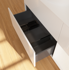 Тумба под раковину Villeroy & Boch Finion 120х50,1 см с подсветкой МДФ глянцевый белый лак/стекло белое матовое FA51MTGF