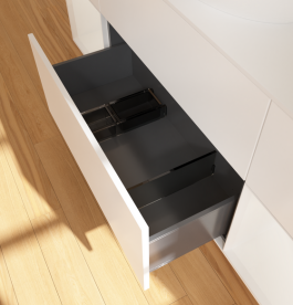 Тумба под раковину Villeroy & Boch Finion 160х50,1 см с подсветкой МДФ белый матовый лак/стекло белое матовое FD01GFMT