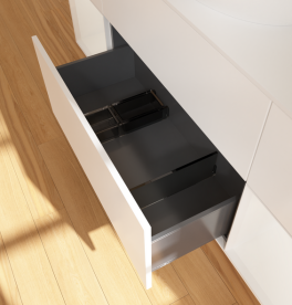 Тумба под раковину Villeroy & Boch Finion 160х50,1 см с подсветкой МДФ белый матовый лак/стекло белое матовое GD01GFMT