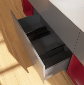 Тумба под раковину Villeroy & Boch Finion 160х50,1 см с подсветкой МДФ антрацит матовый лак/стекло белое матовое F981HBGK