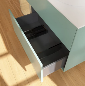 Тумба под раковину Villeroy & Boch Finion 120х50,1 см с подсветкой МДФ оливковый матовый лак/стекло белое матовое GA41PCGM