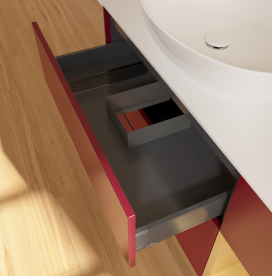 Тумба под раковину Villeroy & Boch Finion 120х50,1 см с подсветкой МДФ пион матовый лак/стекло белое матовое GA51HFHB